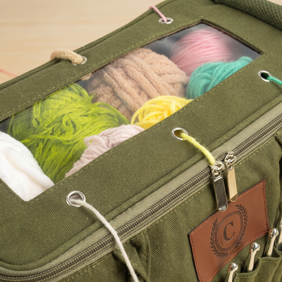 Personalised Yarn Storage Bag for Knitting & Crochet