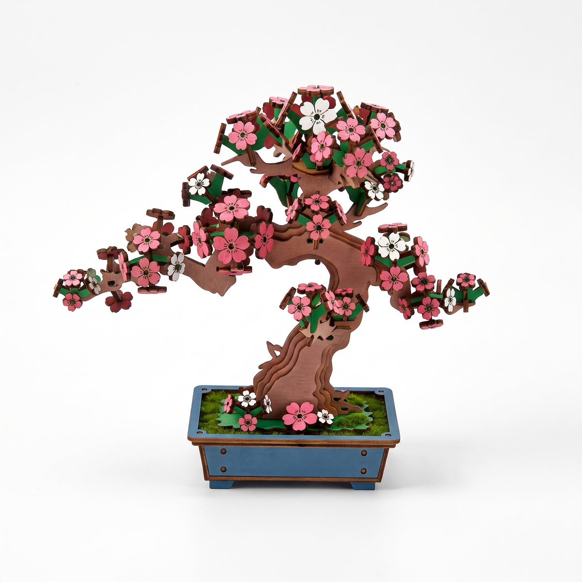 3D Wooden Flower & Plant Puzzle Building Kit