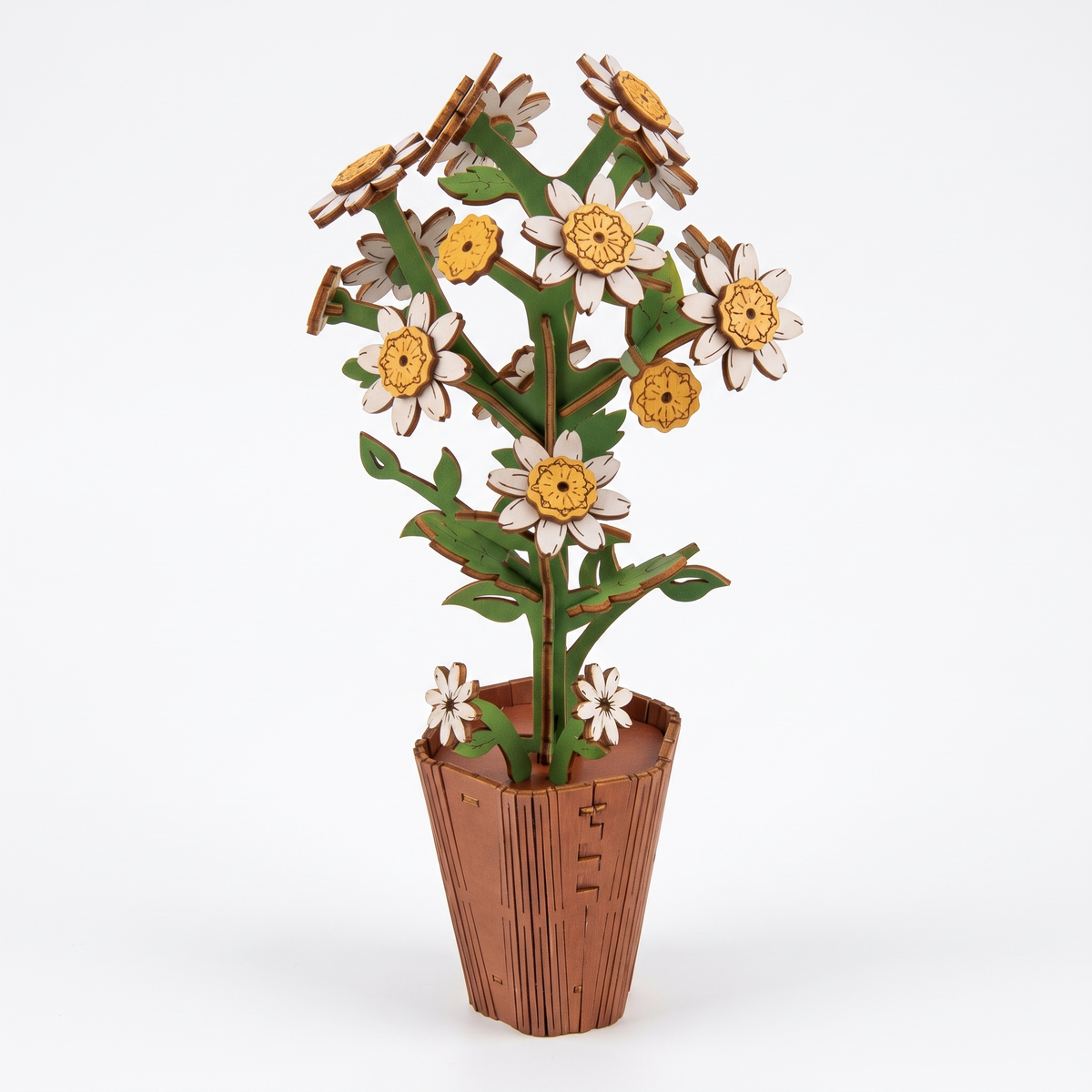 3D Wooden Flower & Plant Puzzle Building Kit