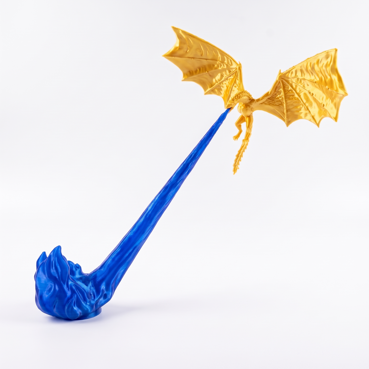 Fire Breathing Dragon Light for Bookshelf & Desk