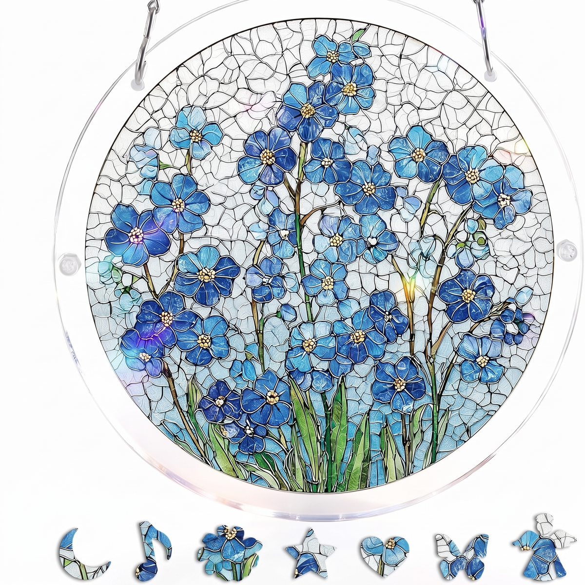 Stained Glass Suncatcher Puzzle for Windows