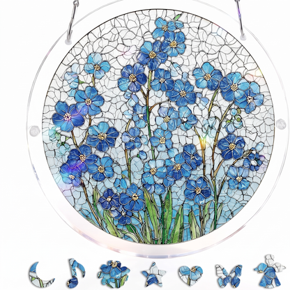 Stained Glass Suncatcher Puzzle for Windows