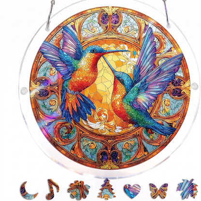 Stained Glass Suncatcher Puzzle for Windows