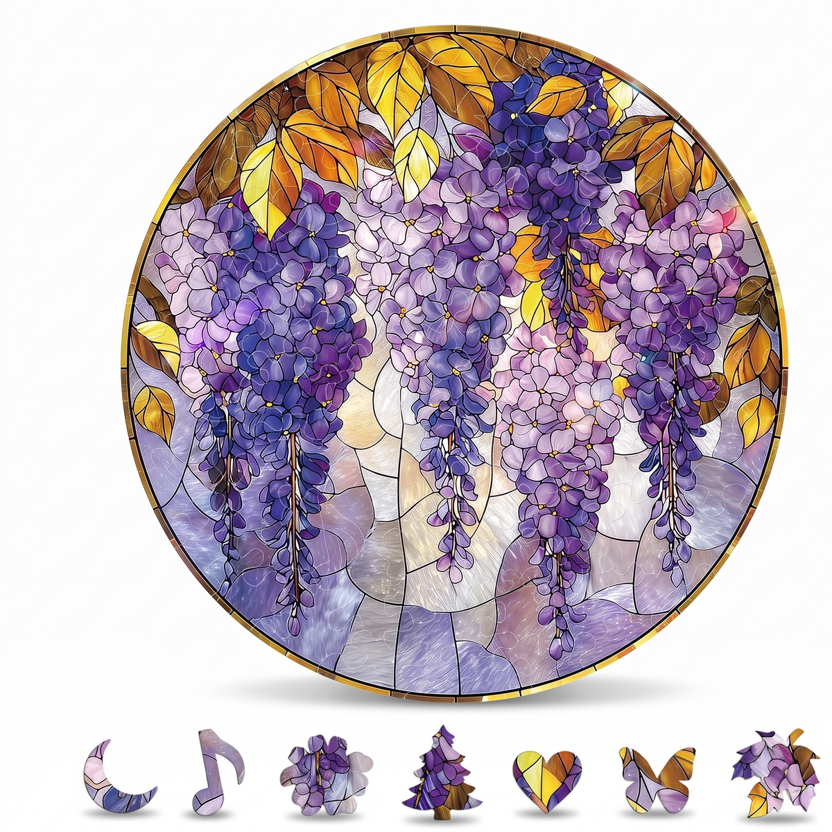 Stained Glass Suncatcher Puzzle for Windows