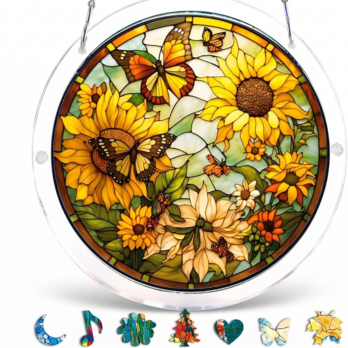 Stained Glass Suncatcher Puzzle for Windows