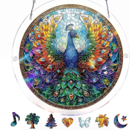 Stained Glass Suncatcher Puzzle for Windows
