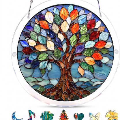 Stained Glass Suncatcher Puzzle for Windows