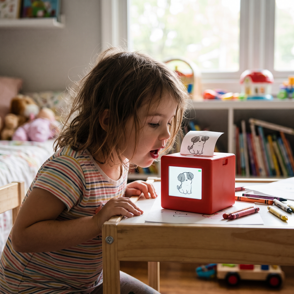 Kids AI Drawing Printer with Voice Creation