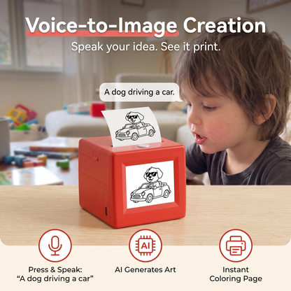 Kids AI Drawing Printer with Voice Creation