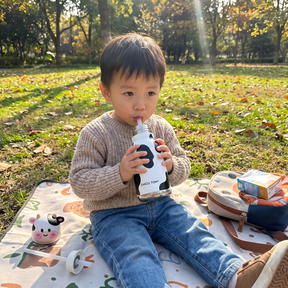 Kids Animal Insulated Stainless Steel Water Bottle