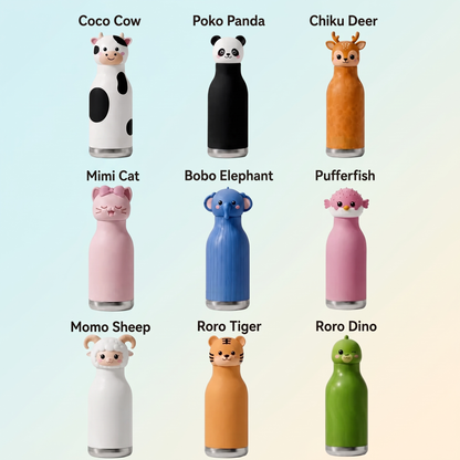 Kids Animal Insulated Stainless Steel Water Bottle