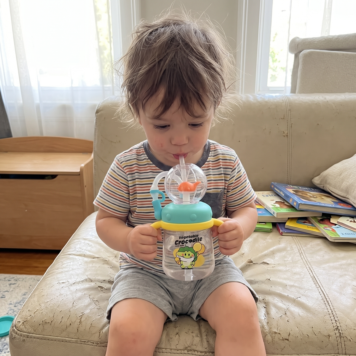 Whale Fountain Sippy Cup for Kids