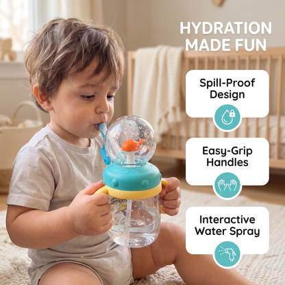 Whale Fountain Sippy Cup for Kids