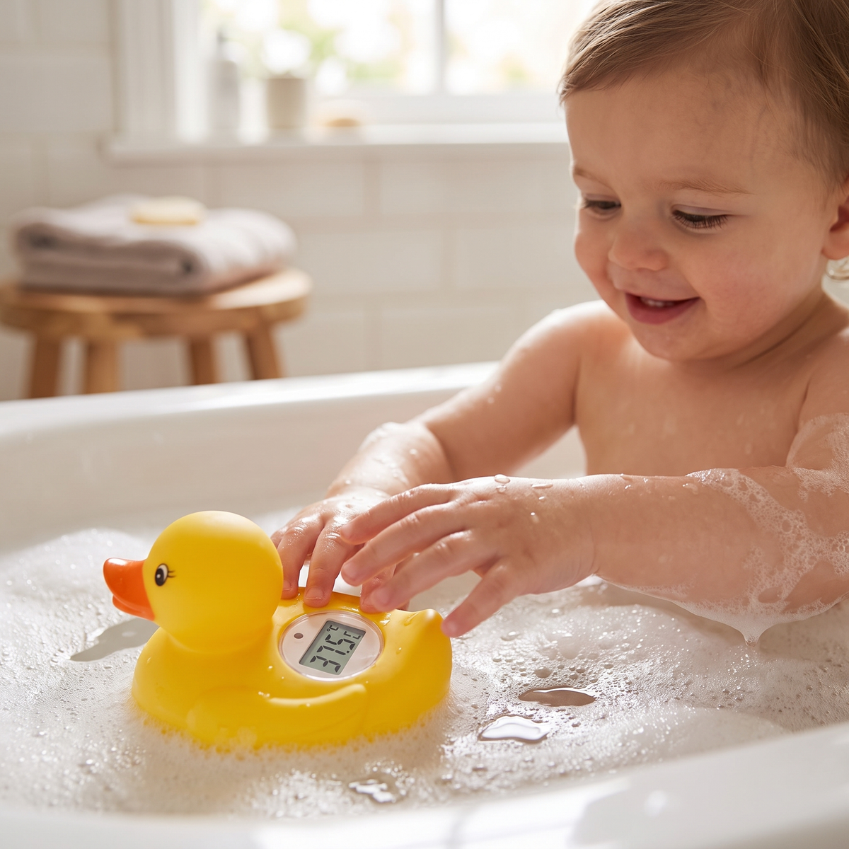 Floating Duck Bath Thermometer for Babies