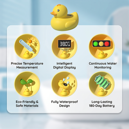 Floating Duck Bath Thermometer for Babies