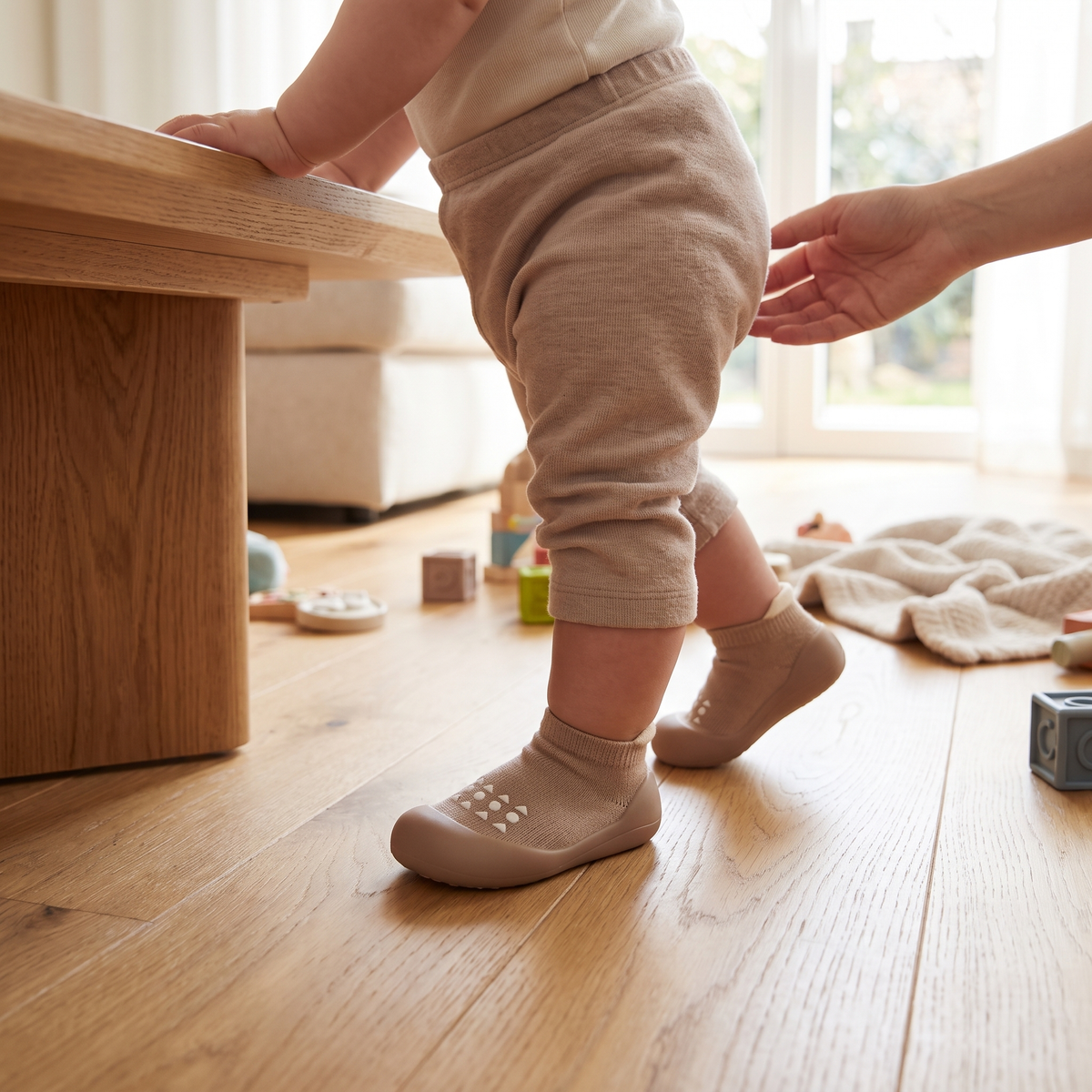 Soft Sole Baby Sock Shoes for First Steps