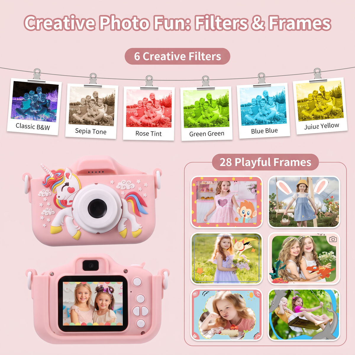 My First Unicorn Digital Camera with Photos & Video
