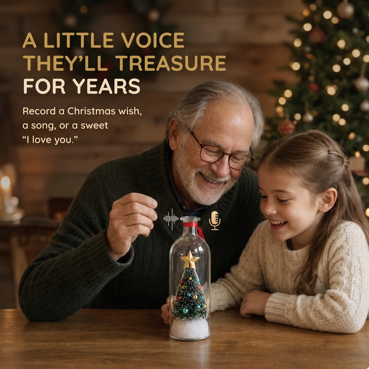 Record Your Own Christmas Message Keepsake