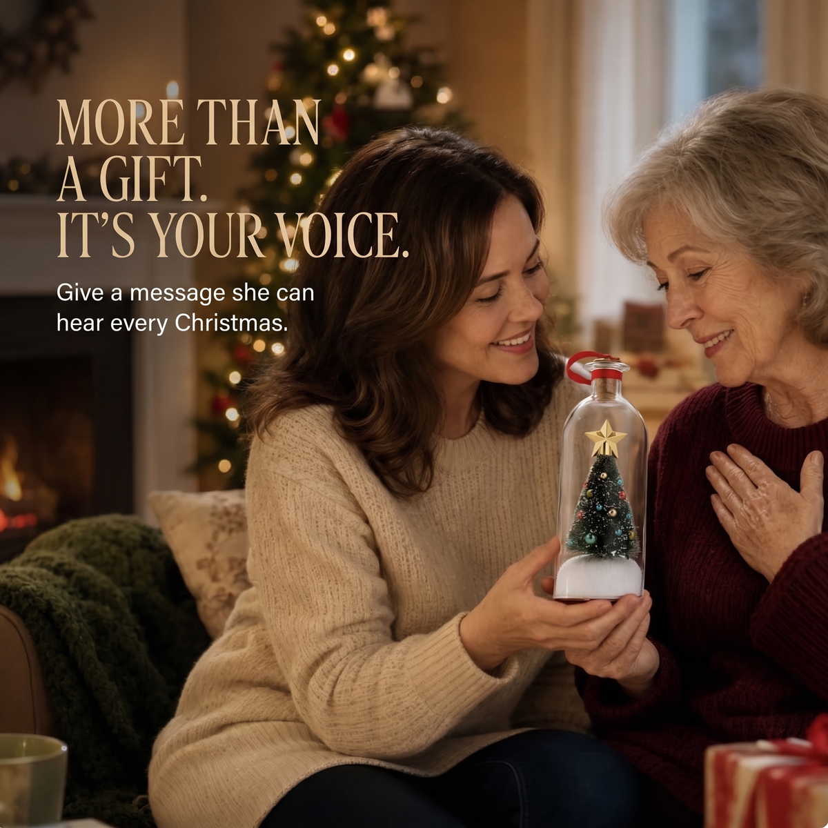 Record Your Own Christmas Message Keepsake