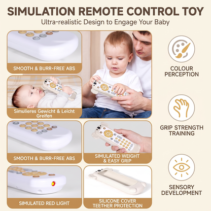 Interactive Baby Remote Control with Lights & Sounds