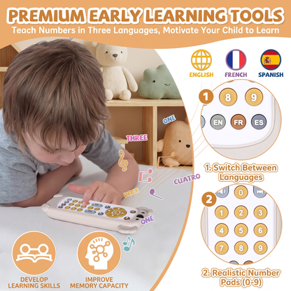 Interactive Baby Remote Control with Lights & Sounds