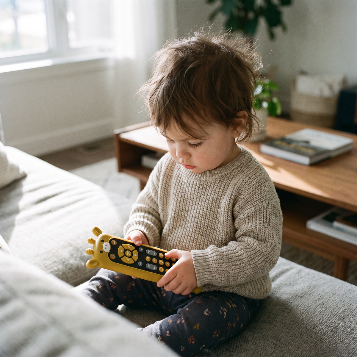 Interactive Baby Remote Control with Lights & Sounds