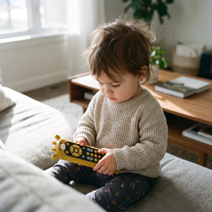 Interactive Baby Remote Control with Lights & Sounds