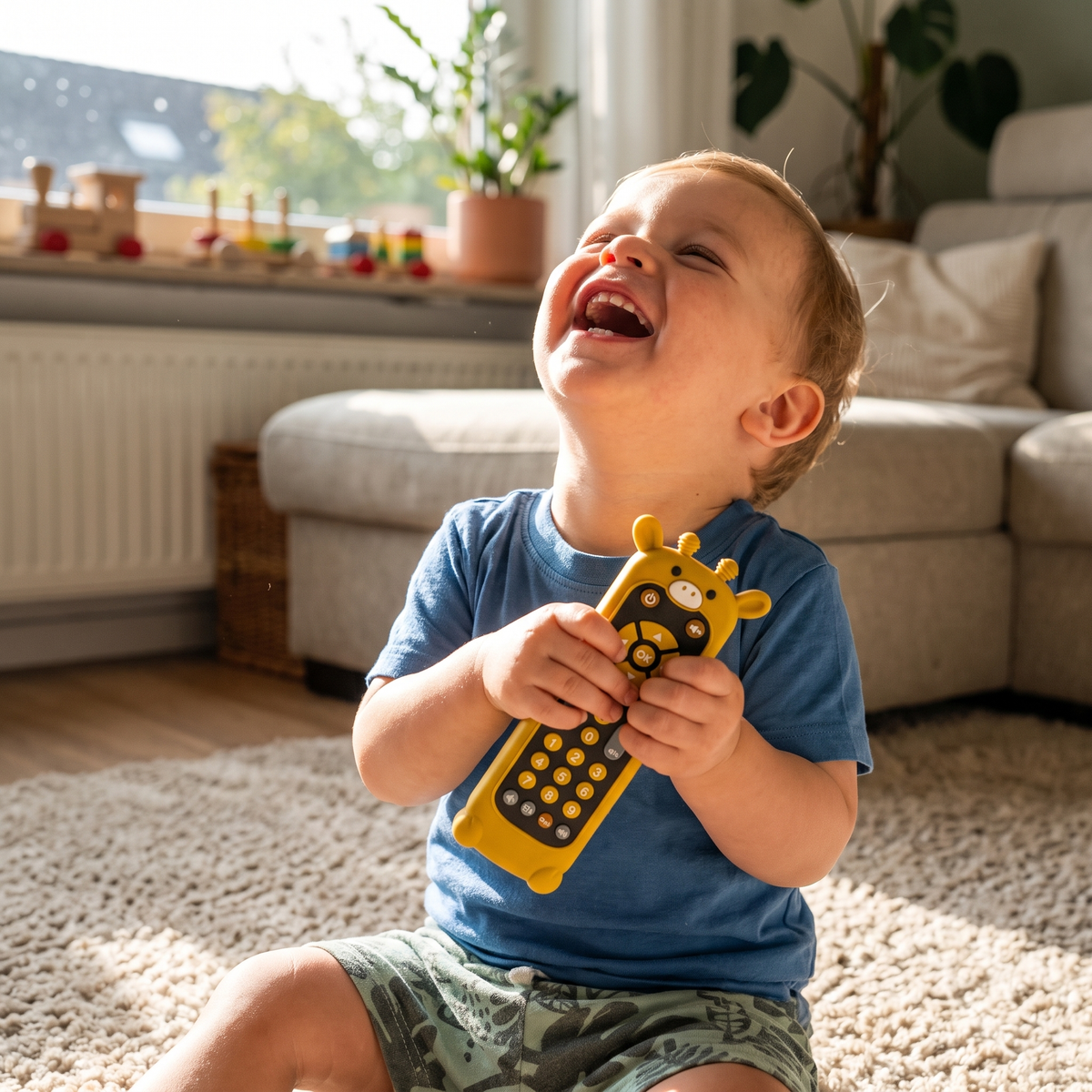 Interactive Baby Remote Control with Lights & Sounds