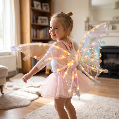 Light Up Moving Fairy Wings with Music