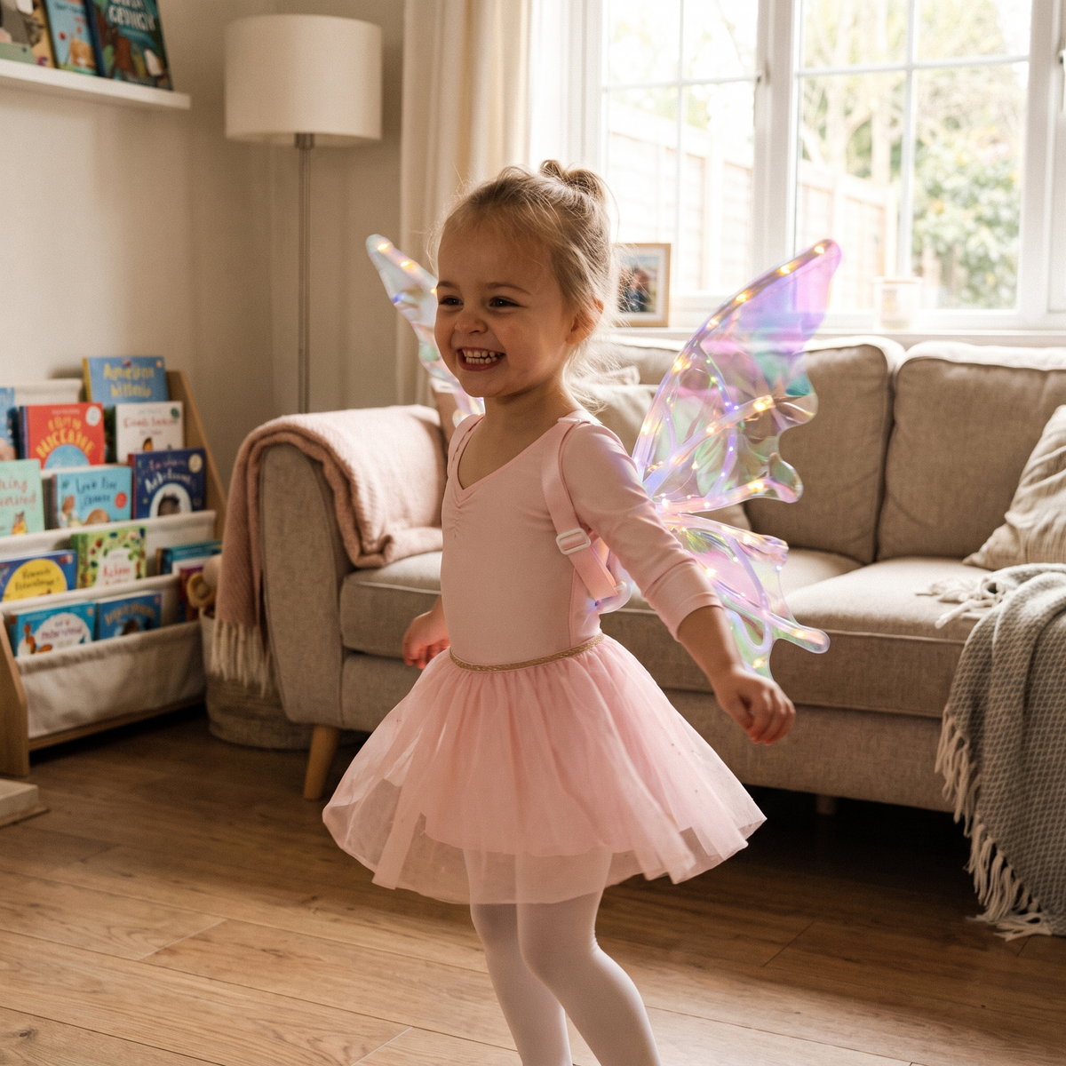 Light Up Moving Fairy Wings with Music