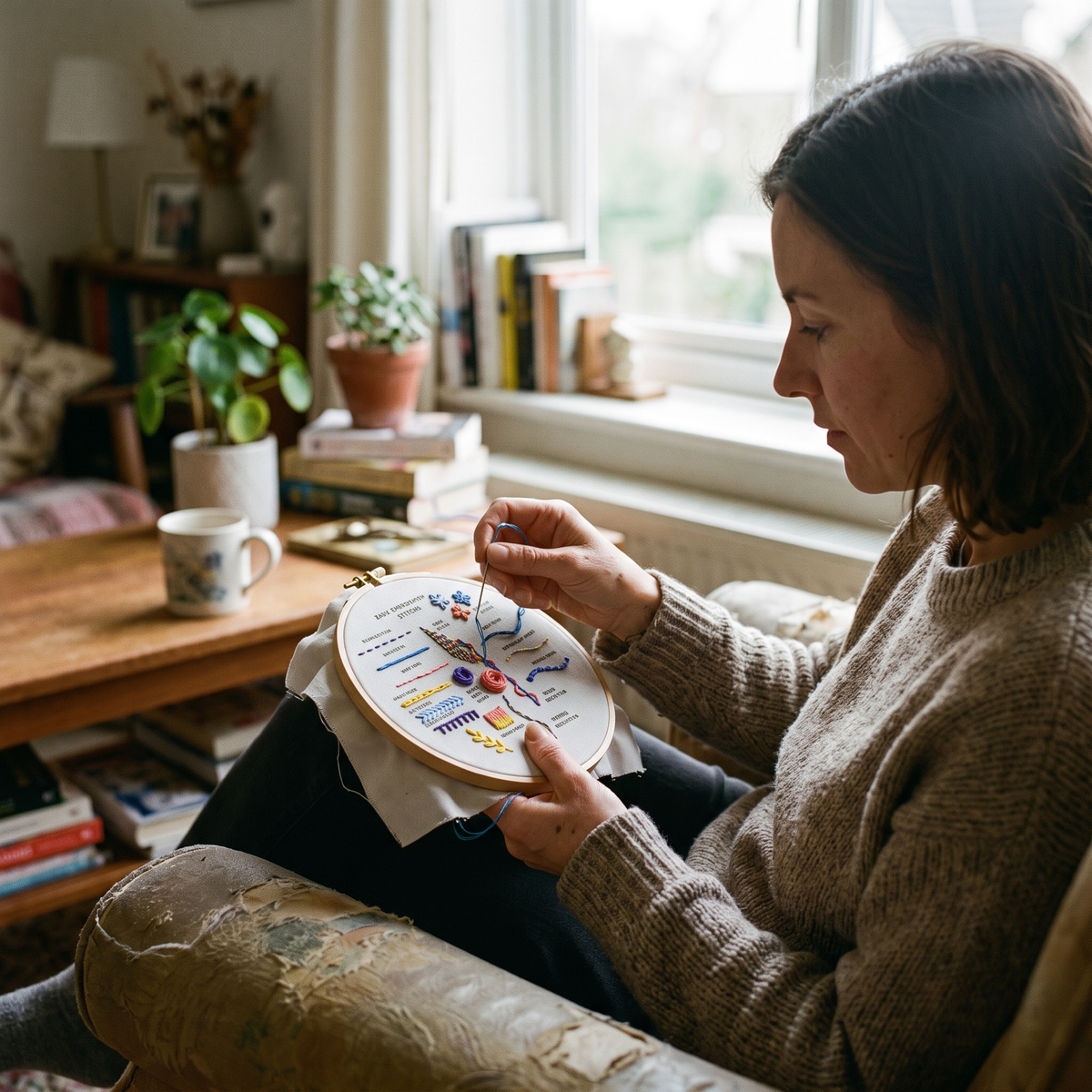 Complete Embroidery Starter Kit for Beginners