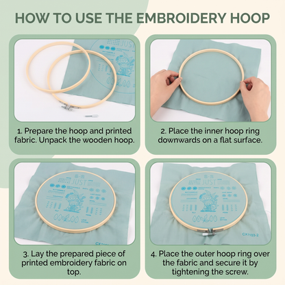 Complete Embroidery Starter Kit for Beginners