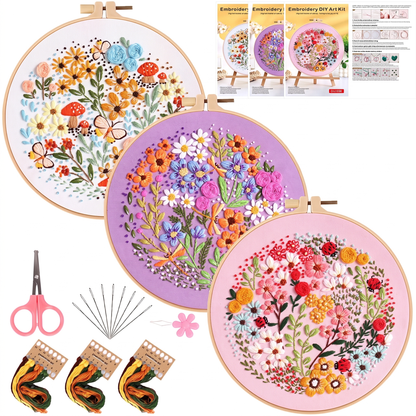 Complete Embroidery Starter Kit for Beginners