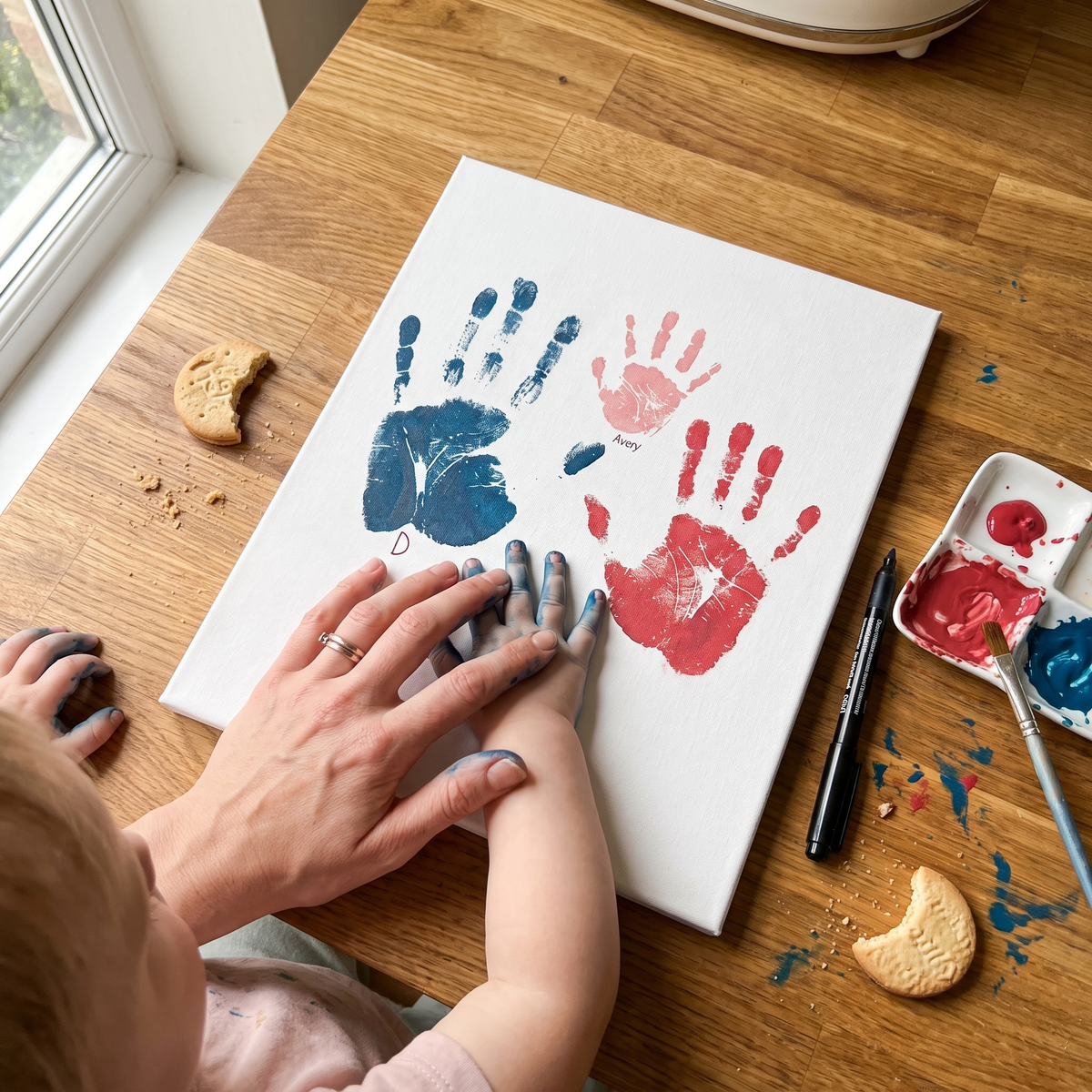 Family Handprint Keepsake Art Kit