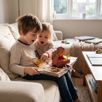 Interactive 3D Dinosaur Discovery Book for Kids