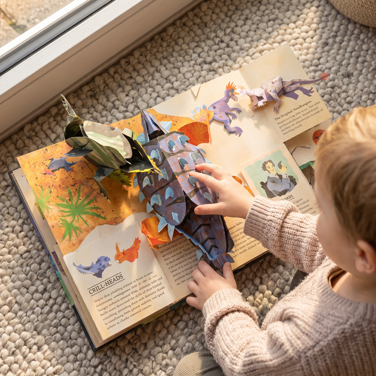Interactive 3D Dinosaur Discovery Book for Kids