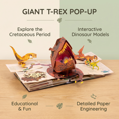 Interactive 3D Dinosaur Discovery Book for Kids