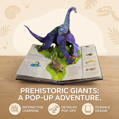 Interactive 3D Dinosaur Discovery Book for Kids