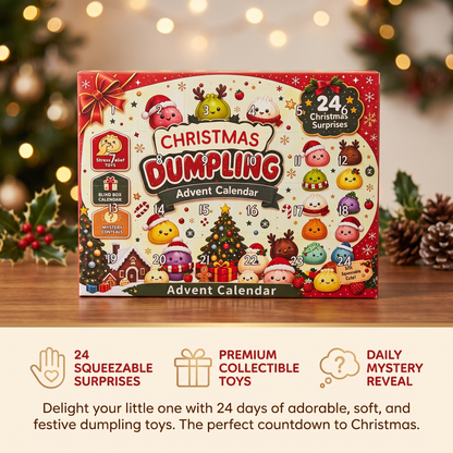 Dumpling Squishy Advent Calendar with 24 Surprises