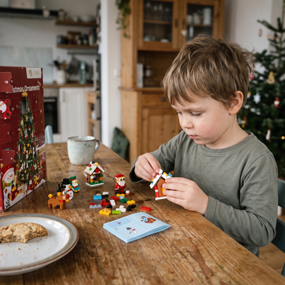 Christmas Building Block Advent Calendar with 24 Surprises