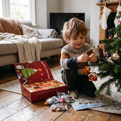 Christmas Building Block Advent Calendar with 24 Surprises