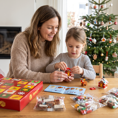 Christmas Building Block Advent Calendar with 24 Surprises