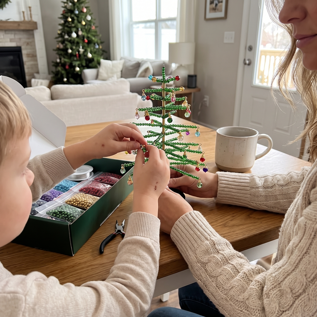 DIY Beaded Christmas Tree Kit