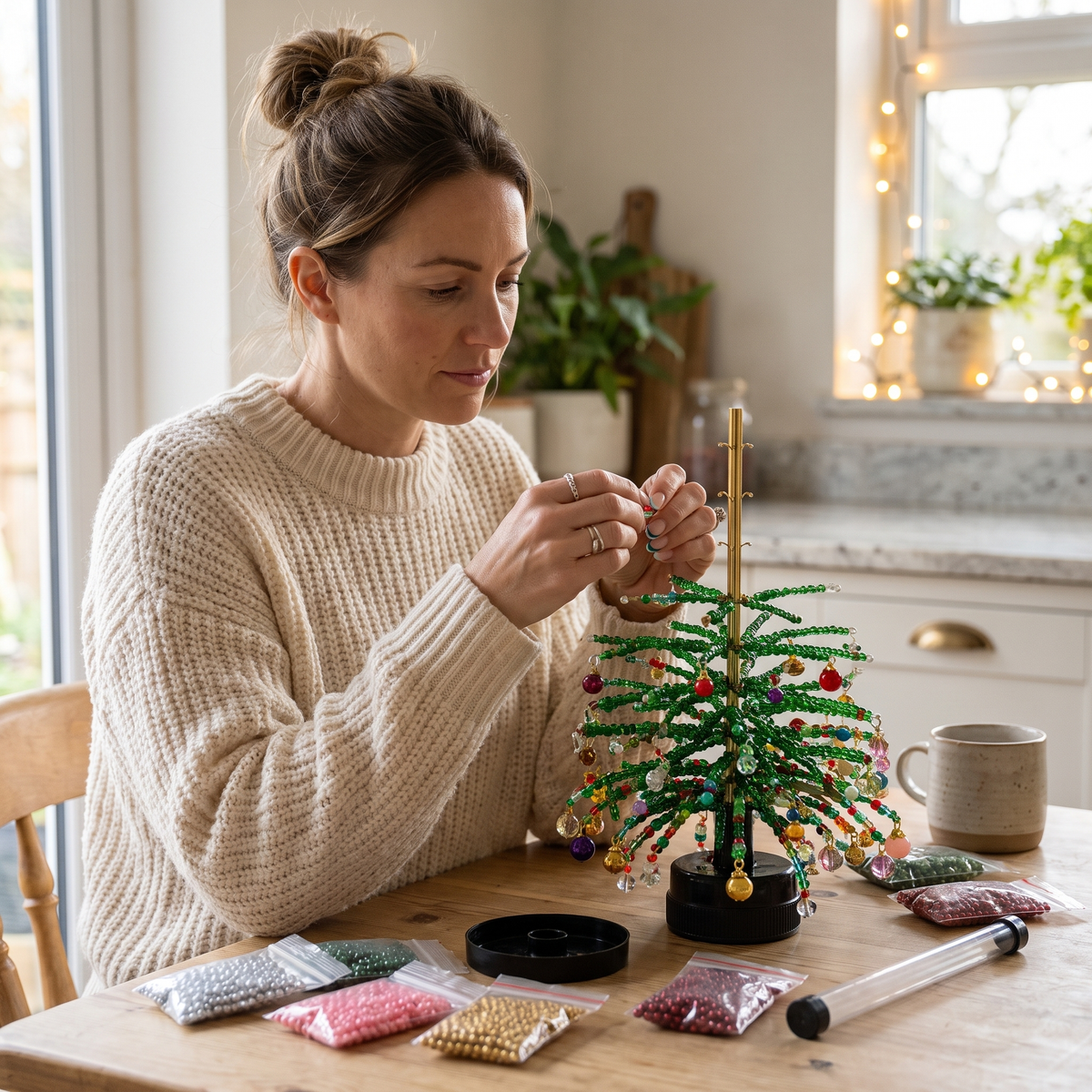 DIY Beaded Christmas Tree Kit