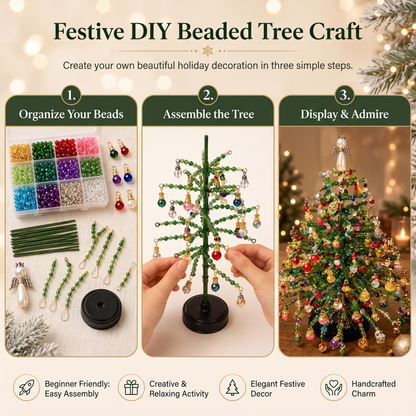 DIY Beaded Christmas Tree Kit