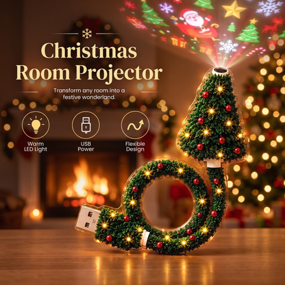 Christmas Room Projector with 6 Festive Scenes