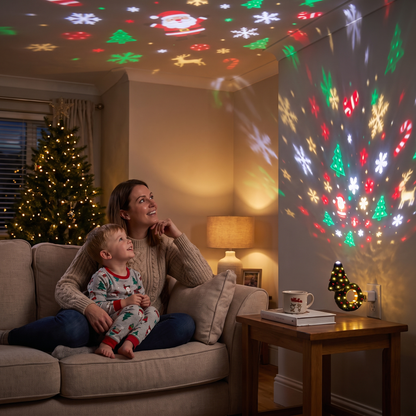Christmas Room Projector with 6 Festive Scenes