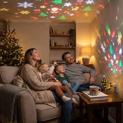 Christmas Room Projector with 6 Festive Scenes
