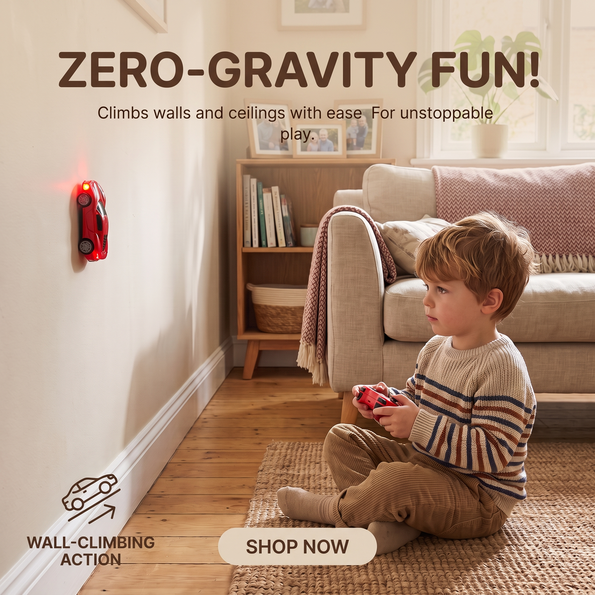 Wall Climbing Remote Control Car