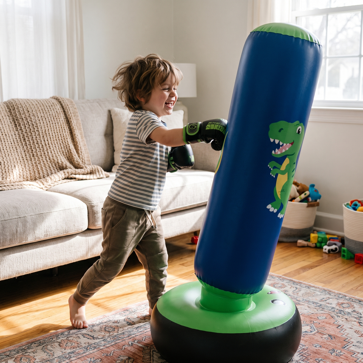 Punch & Kick Inflatable Training Bag